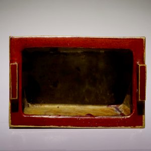 A Chinese monochrome flambe-glazed fang ding, 19th C. — 照片 5