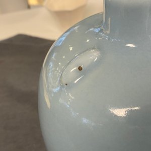 A Chinese monochrome lavender-blue vase, Yongzheng mark, Republic — 照片 11