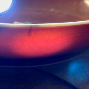 A Chinese monochrome red plate, Jiaqing mark and of the period — 照片 7