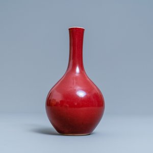 A Chinese monochrome sang de boeuf-glazed bottle vase, Kangxi — photo 3
