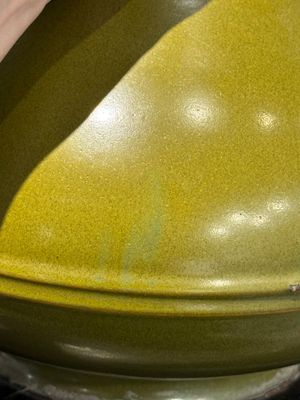 A Chinese monochrome teadust-glazed vase mounted as a lamp, 18/19th C. — photo 11