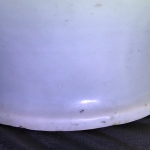 A Chinese monochrome white vase with a wooden cover and stand, Ming — photo 23