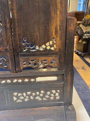 A Chinese mother-of-pearl-inlaid wooden 'Romance of the Three Kingdoms' screen, 19th C. — photo 16