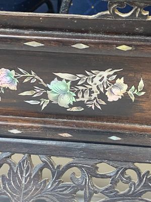 A Chinese mother-of-pearl-inlaid wooden 'Romance of the Three Kingdoms' screen, 19th C. — photo 10