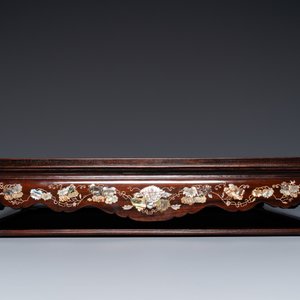A Chinese mother-of-pearl-inlaid wooden Xiangqi chess board, 19th C. — photo 7