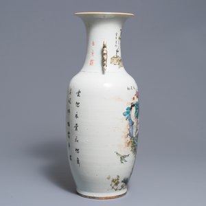 A Chinese 'mythological subject' qianjiang cai vase, 19/20th C. — photo 2