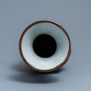 A Chinese Nanking crackle-glazed dragon vase, 19th C. — 照片 5