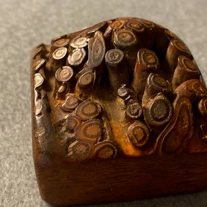 A Chinese natural form bamboo root seal, Republic — photo 23