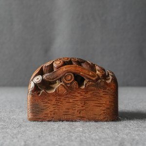 A Chinese natural form bamboo root seal, Republic — photo 10