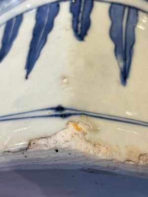 A Chinese octagonal blue and white 'birds and flowers' vase, Transitional period — foto 16