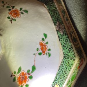 A Chinese octagonal famille verte tazza, Kangxi — photo 11