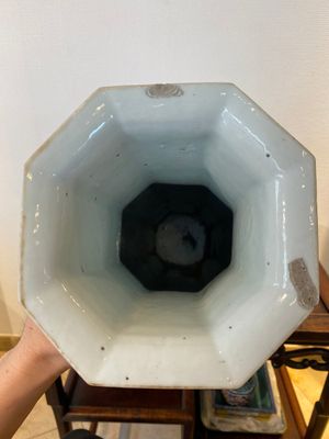 A Chinese octagonal qianjiang cai vase, signed Wang Baowen 汪保文, dated 1899 — 照片 7