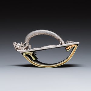 A Chinese or Vietnamese silver blotter, 19th C. — photo 4