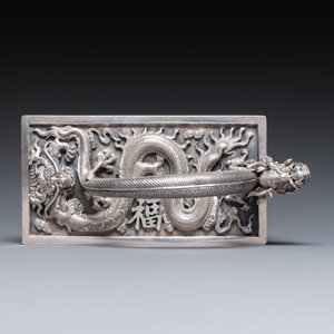 A Chinese or Vietnamese silver blotter, 19th C. — photo 6