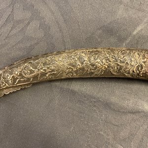 A Chinese or Vietnamese silver, tie li mu wood and bone sword, 19th C. — photo 25