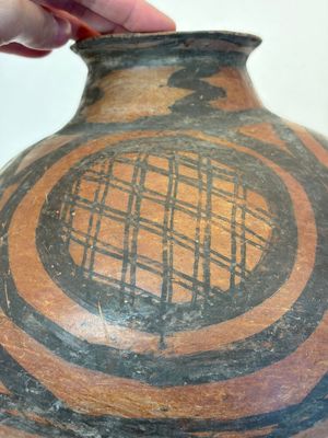 A Chinese painted pottery jar with geometric design, Neolithic period, Majiayao culture, 3rd millennium B.C. — photo 11