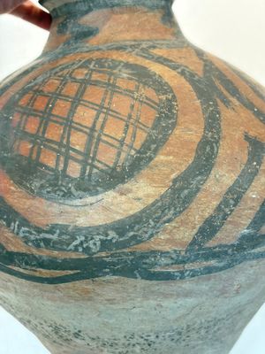A Chinese painted pottery jar with geometric design, Neolithic period, Majiayao culture, 3rd millennium B.C. — photo 3