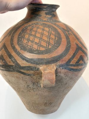 A Chinese painted pottery jar with geometric design, Neolithic period, Majiayao culture, 3rd millennium B.C. — photo 7
