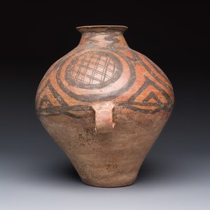 A Chinese painted pottery jar with geometric design, Neolithic period, Majiayao culture, 3rd millennium B.C. — photo 5
