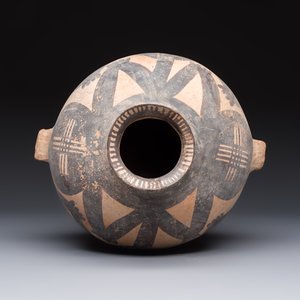 A Chinese painted pottery jar with zigzag design, Neolithic period, Majiayao culture, 3rd millennium B.C. — photo 6