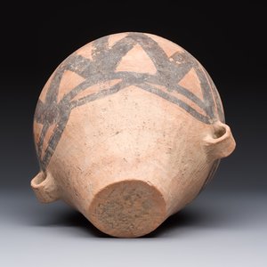 A Chinese painted pottery jar with zigzag design, Neolithic period, Majiayao culture, 3rd millennium B.C. — photo 7