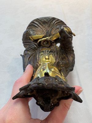 A Chinese parcel-gilt bronze Guanyin, Ming — photo 6