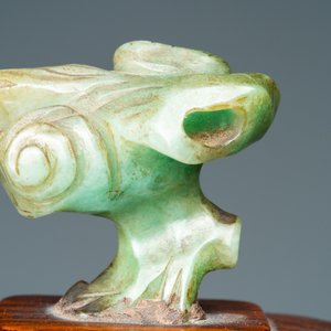 A Chinese partly gilded bronze censer with jade-topped wooden cover, Xuande mark, Kangxi — photo 17