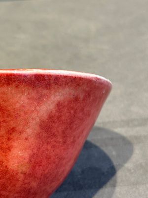 A Chinese peachbloom-glazed conical bowl, 19th C. — photo 9