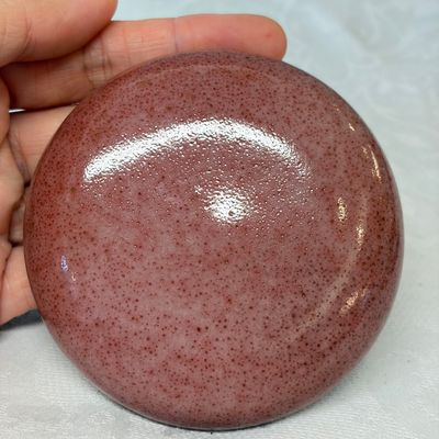 A Chinese peachbloom-glazed seal paste box — photo 3