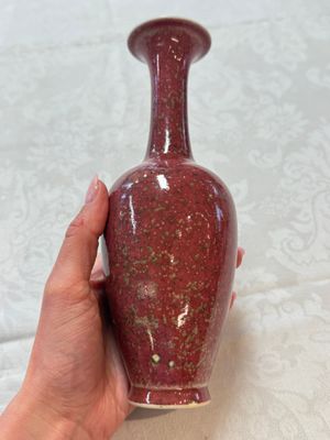 A Chinese peachbloom-glazed vase, 21st C. — photo 2