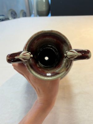 A Chinese peachbloom-glazed vase with dragon-form handles, 18th C. — photo 5