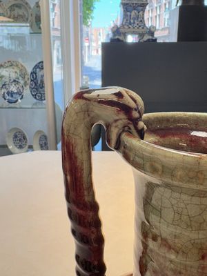 A Chinese peachbloom-glazed vase with dragon-form handles, 18th C. — photo 8