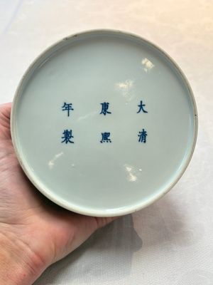 A Chinese peachbloom-glazed water pot or taibaizun, Kangxi mark and possibly of the period — photo 6