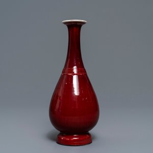 A Chinese pear-shaped 'langyao' vase, 19th C. — 照片 5