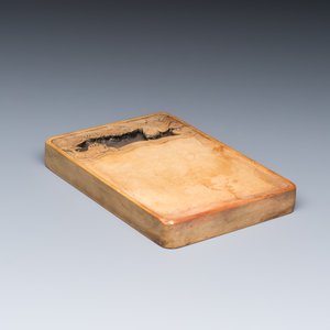 A Chinese 'Phoenix and Carp' ink stone — photo 3