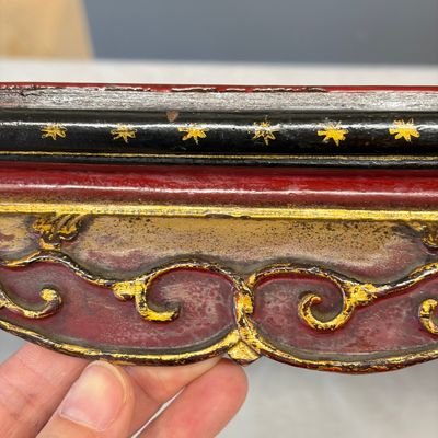 A Chinese polychrome-enamelled nine-piece sweetmeat set in a gilt-lacquered box — photo 55