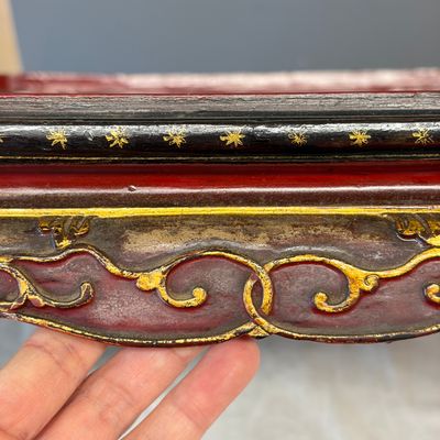 A Chinese polychrome-enamelled nine-piece sweetmeat set in a gilt-lacquered box — photo 61