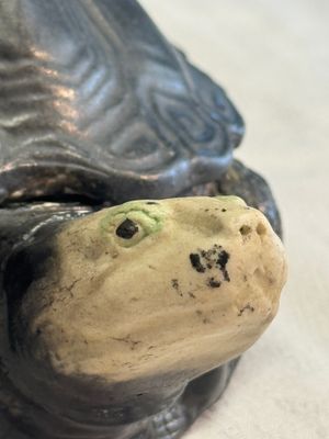 A Chinese polychrome-glazed turtle-shaped tureen and cover — photo 5