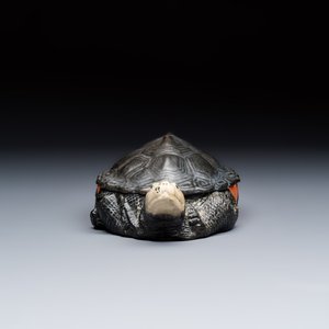 A Chinese polychrome-glazed turtle-shaped tureen and cover — photo 6
