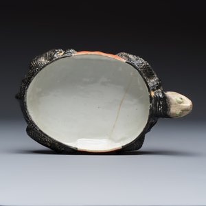 A Chinese polychrome-glazed turtle-shaped tureen and cover — photo 9