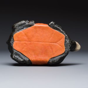 A Chinese polychrome-glazed turtle-shaped tureen and cover — photo 10