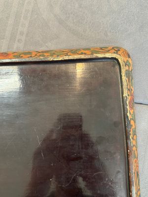 A Chinese polychrome lacquer 'games in the noble garden' tray, 18/19th C. — photo 11