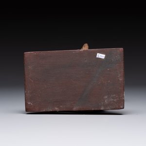 A Chinese polychrome lacquered wooden sculpture of Weituo, 17/18th C. — foto 7