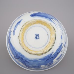 A Chinese porcelain blue and white bowl, Kangxi, 17th C. — 照片 2