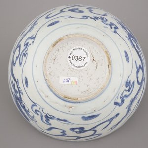 A Chinese porcelain blue and white dragon bowl, Ming dynasty — 照片 7