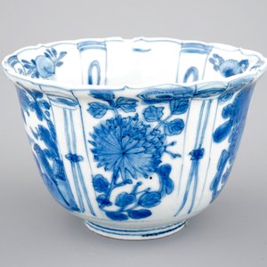 A Chinese porcelain blue and white kraak porcelain bowl or "crowcup", Wan-Li, Ming dynasty — 照片 2