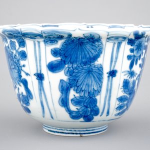 A Chinese porcelain blue and white kraak porcelain bowl or "crowcup", Wan-Li, Ming dynasty — 照片 4