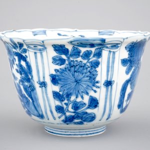 A Chinese porcelain blue and white kraak porcelain bowl or "crowcup", Wan-Li, Ming dynasty — 照片 6