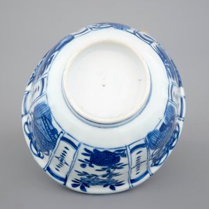A Chinese porcelain blue and white kraak porcelain bowl or "crowcup", Wan-Li, Ming dynasty — 照片 9