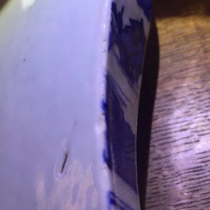 A Chinese porcelain blue and white wall vase, Qianlong, 18th C. — 照片 12